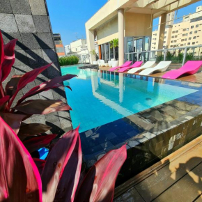Vibes da Augusta, Conforto e Lazer Urbano - Prédio com piscina